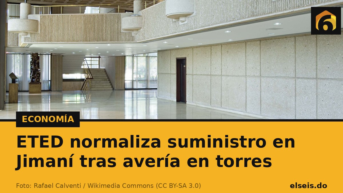 ETED normaliza suministro en Jimaní tras avería en torres