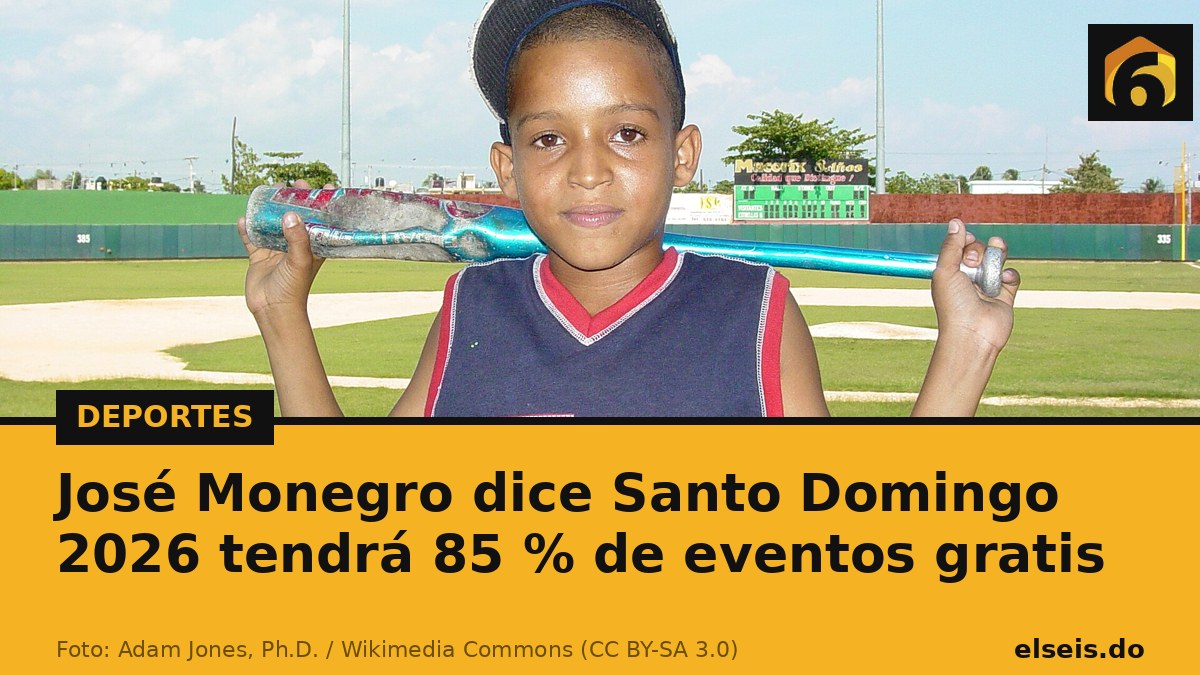 José Monegro dice Santo Domingo 2026 tendrá 85 % de eventos gratis