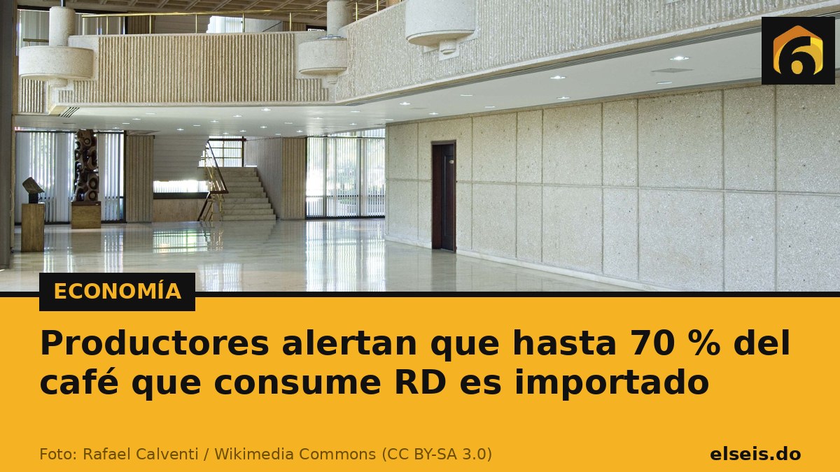 Productores alertan que hasta 70 % del café que consume RD es importado