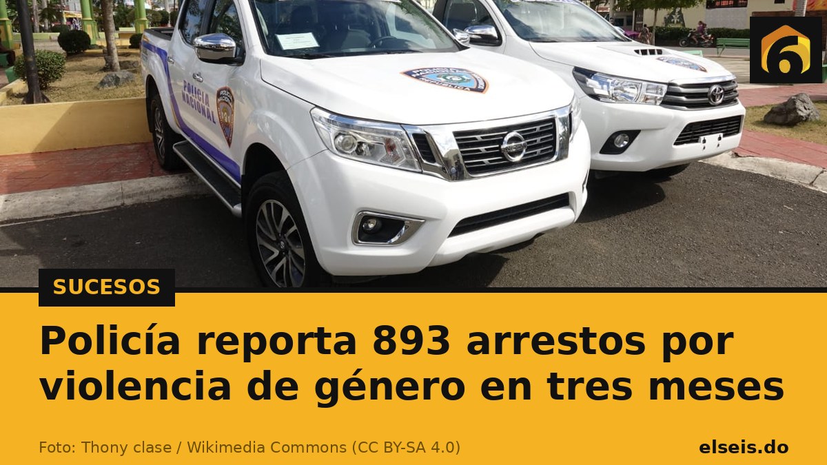 Policía reporta 893 arrestos por violencia de género en tres meses