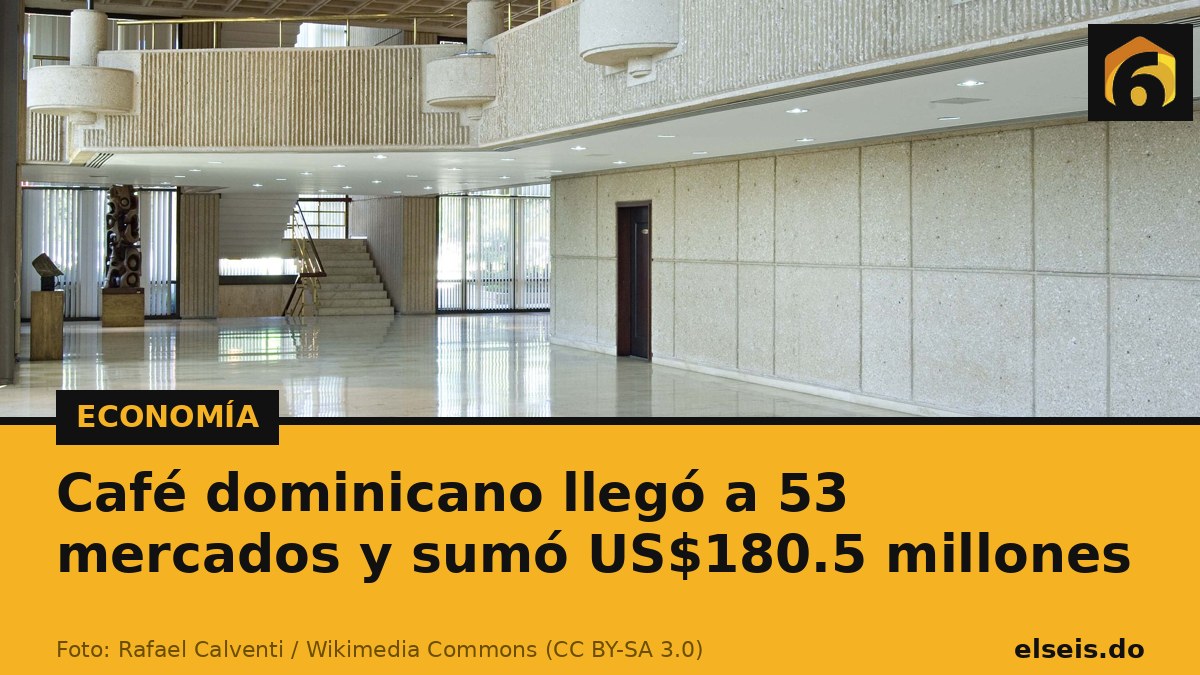 Café dominicano llegó a 53 mercados y sumó US$180.5 millones