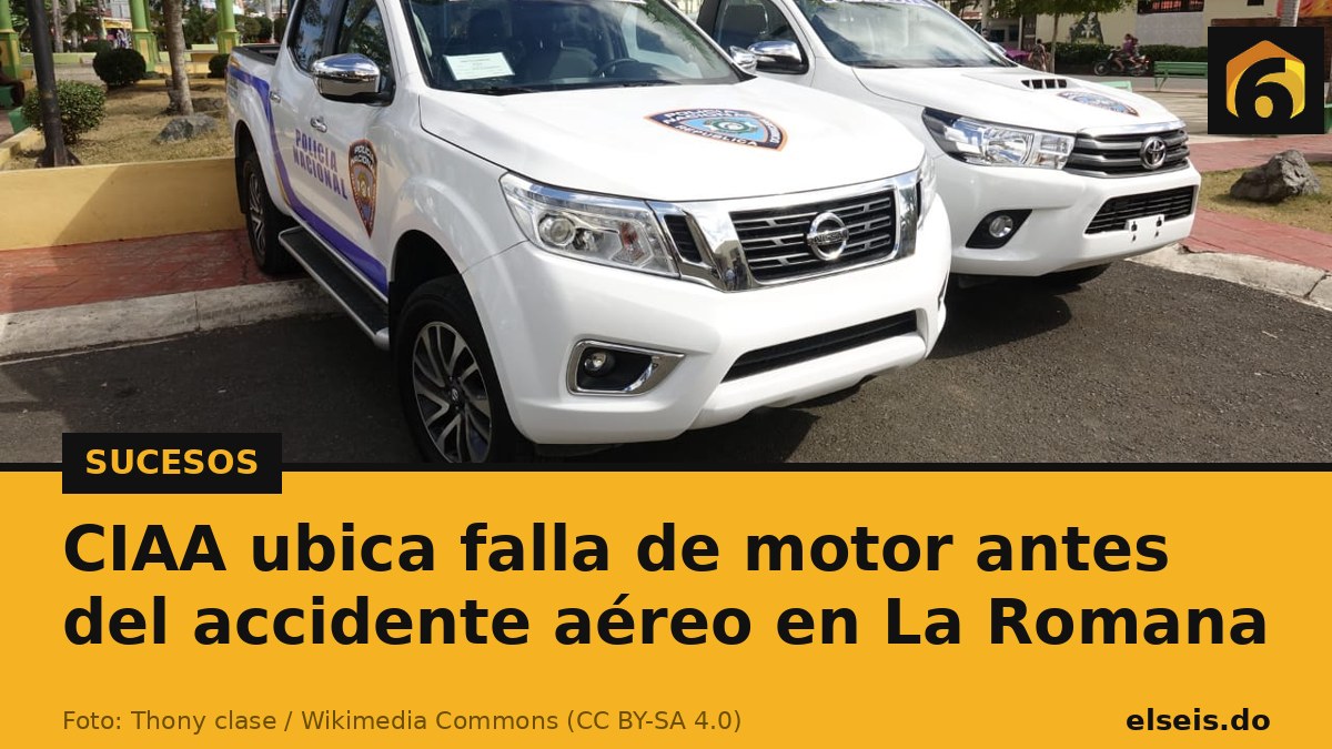 CIAA ubica falla de motor antes del accidente aéreo en La Romana