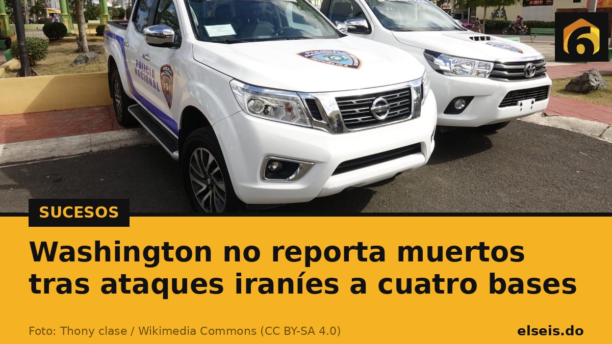 Washington no reporta muertos tras ataques iraníes a cuatro bases