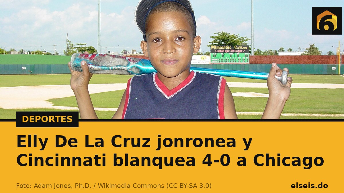 Elly De La Cruz jonronea y Cincinnati blanquea 4-0 a Chicago