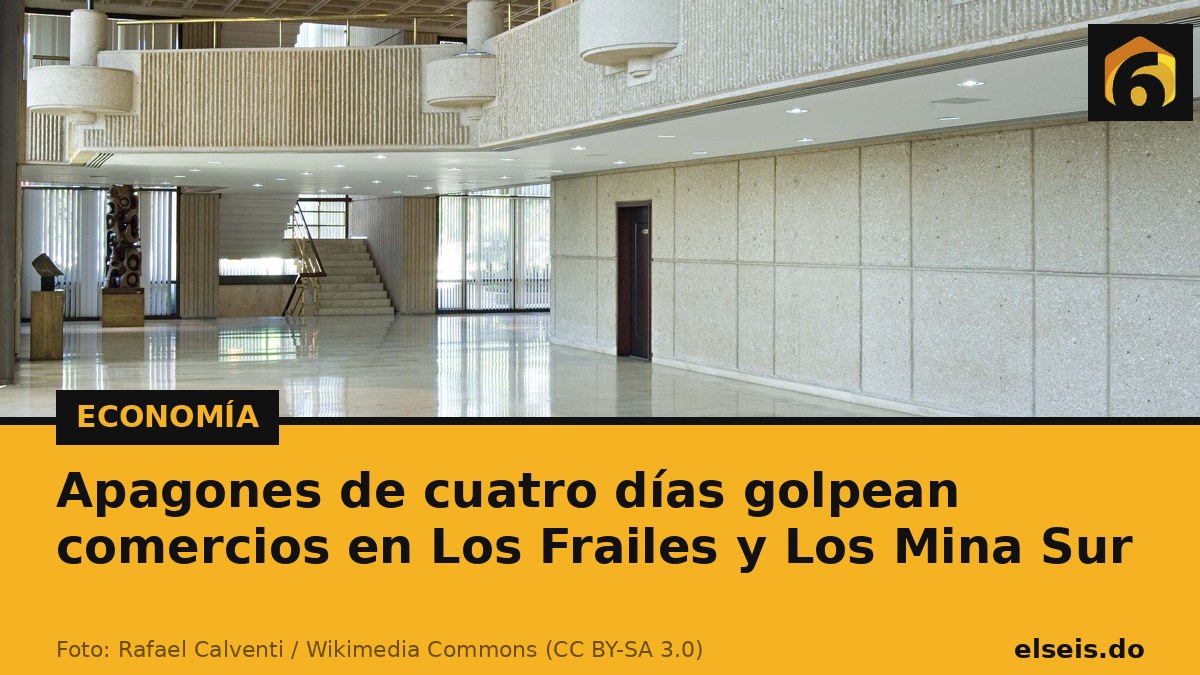 Apagones de cuatro días golpean comercios en Los Frailes y Los Mina Sur