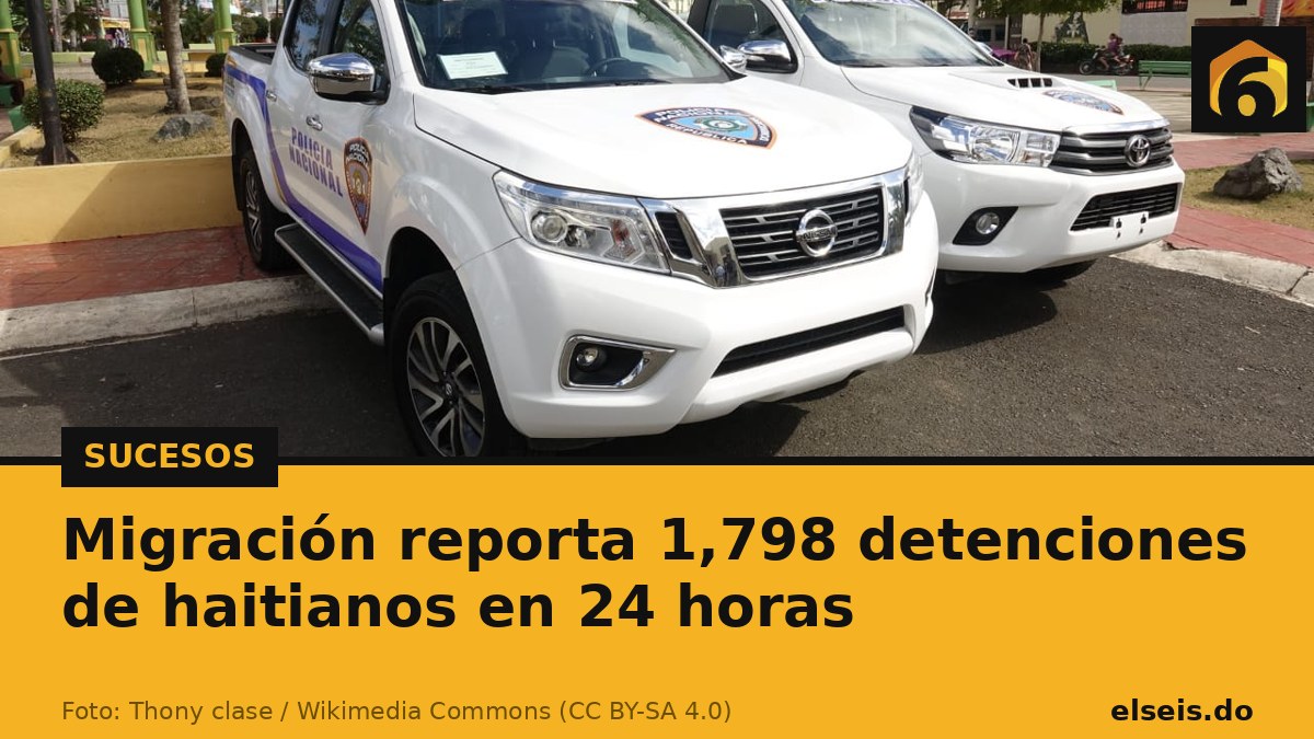 Migración reporta 1,798 detenciones de haitianos en 24 horas