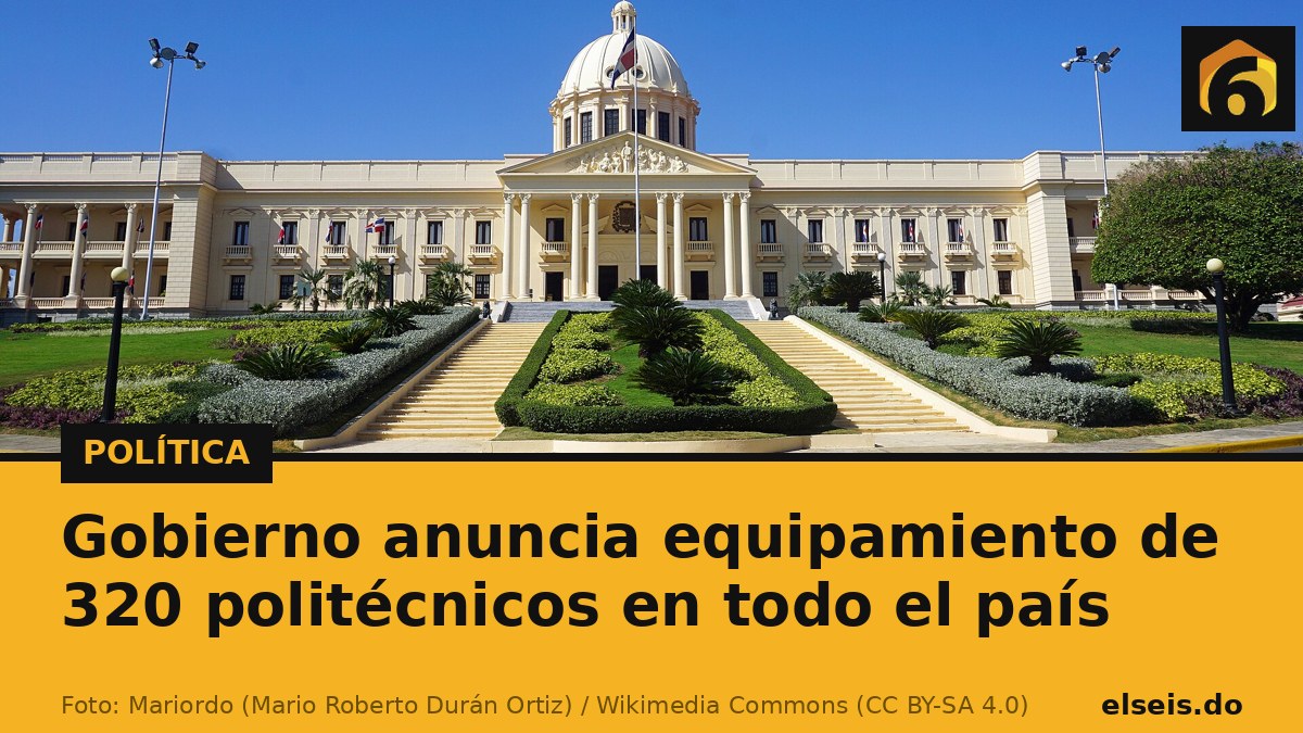 Gobierno anuncia equipamiento de 320 politécnicos en todo el país