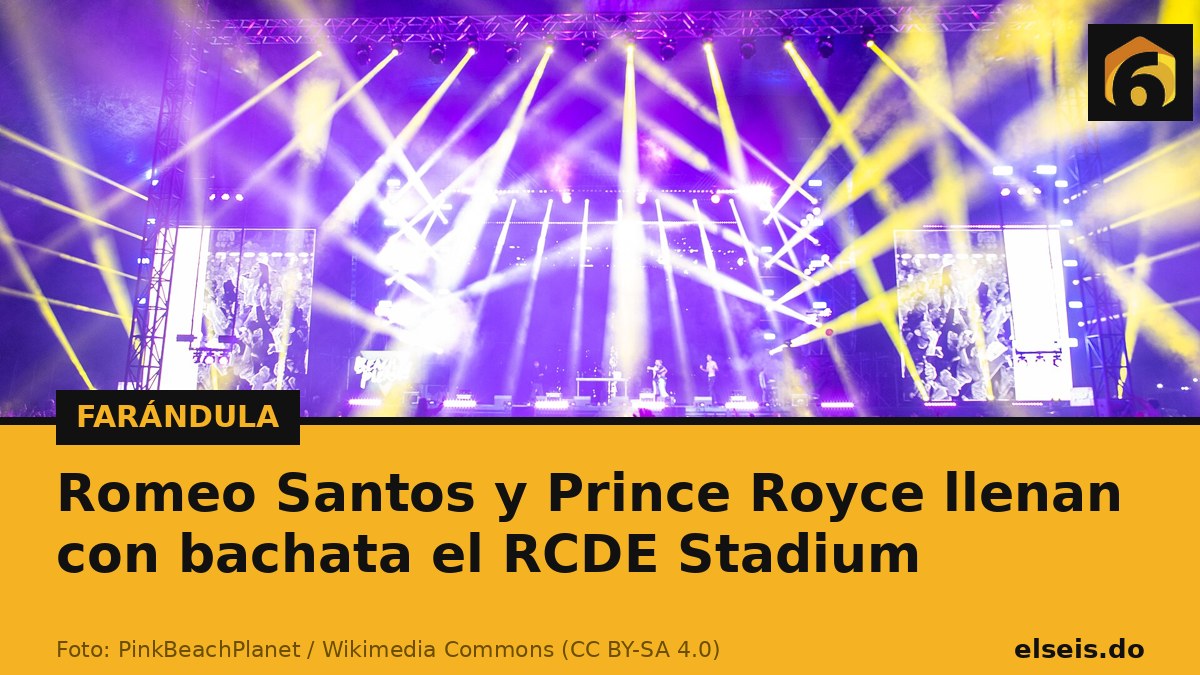 Romeo Santos y Prince Royce llenan con bachata el RCDE Stadium