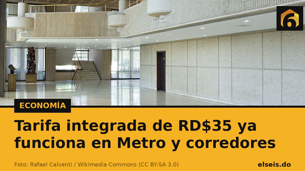Tarifa integrada de RD$35 ya funciona en Metro y corredores