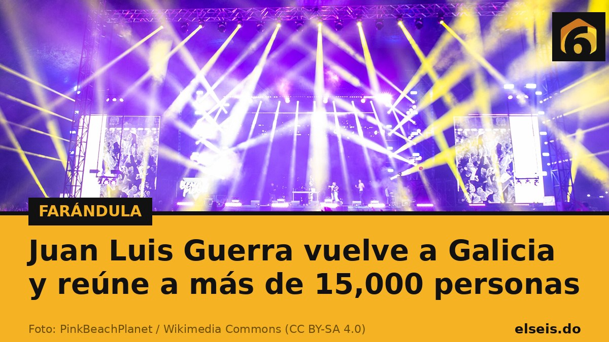 Juan Luis Guerra vuelve a Galicia y reúne a más de 15,000 personas