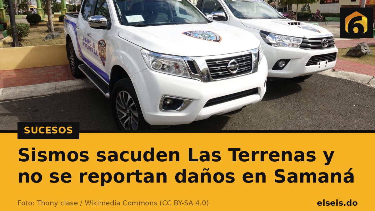 Sismos sacuden Las Terrenas y no se reportan daños en Samaná