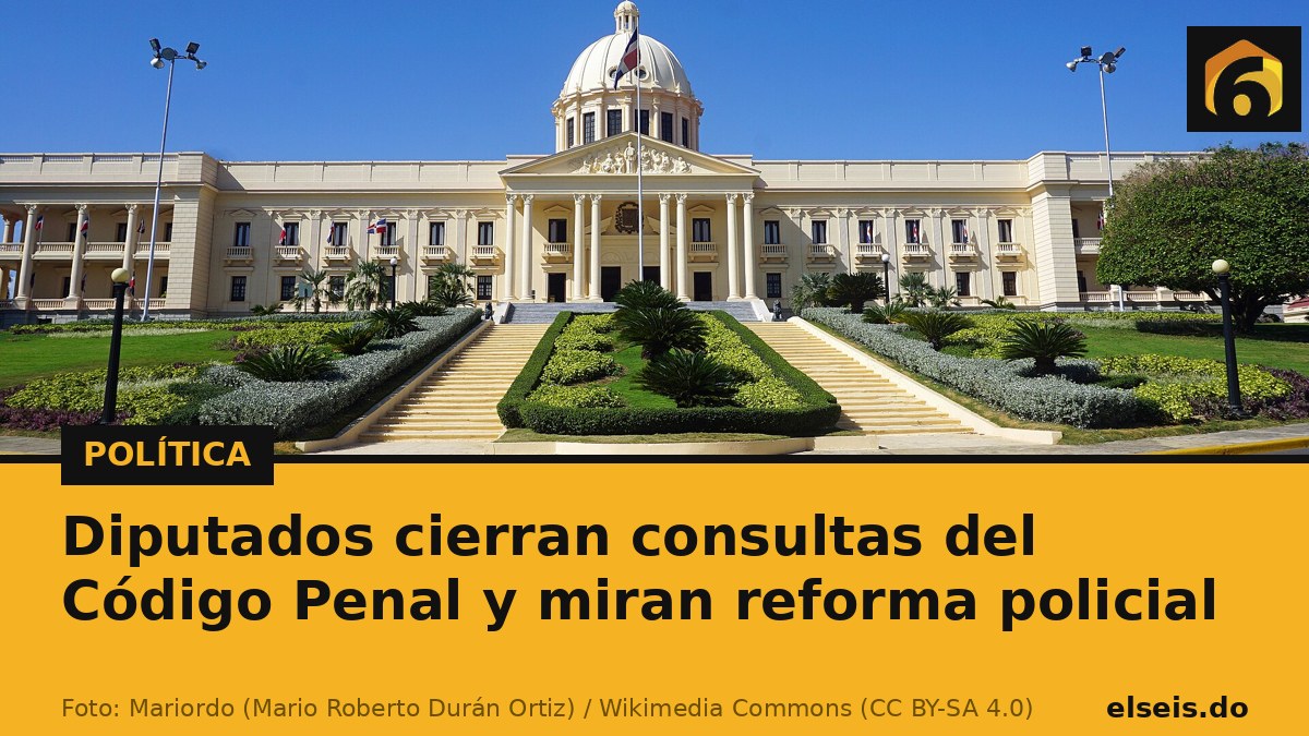 Diputados cierran consultas del Código Penal y miran reforma policial
