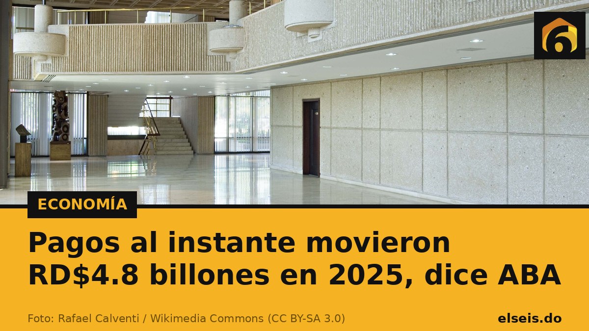 Pagos al instante movieron RD$4.8 billones en 2025, dice ABA