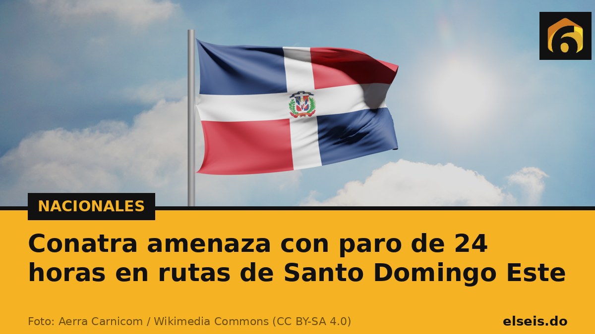 Conatra amenaza con paro de 24 horas en rutas de Santo Domingo Este