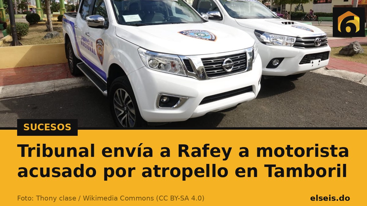 Tribunal envía a Rafey a motorista acusado por atropello en Tamboril