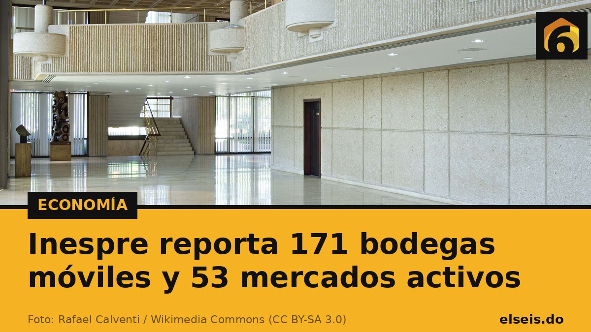 Inespre reporta 171 bodegas móviles y 53 mercados activos