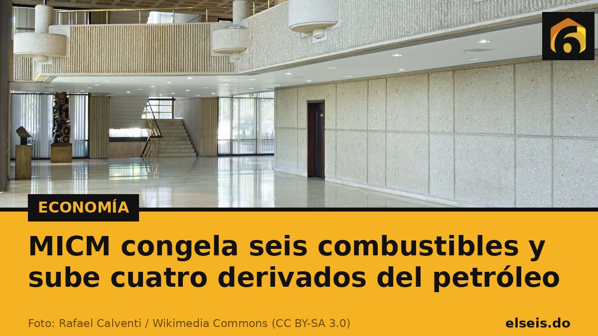 MICM congela seis combustibles y sube cuatro derivados del petróleo