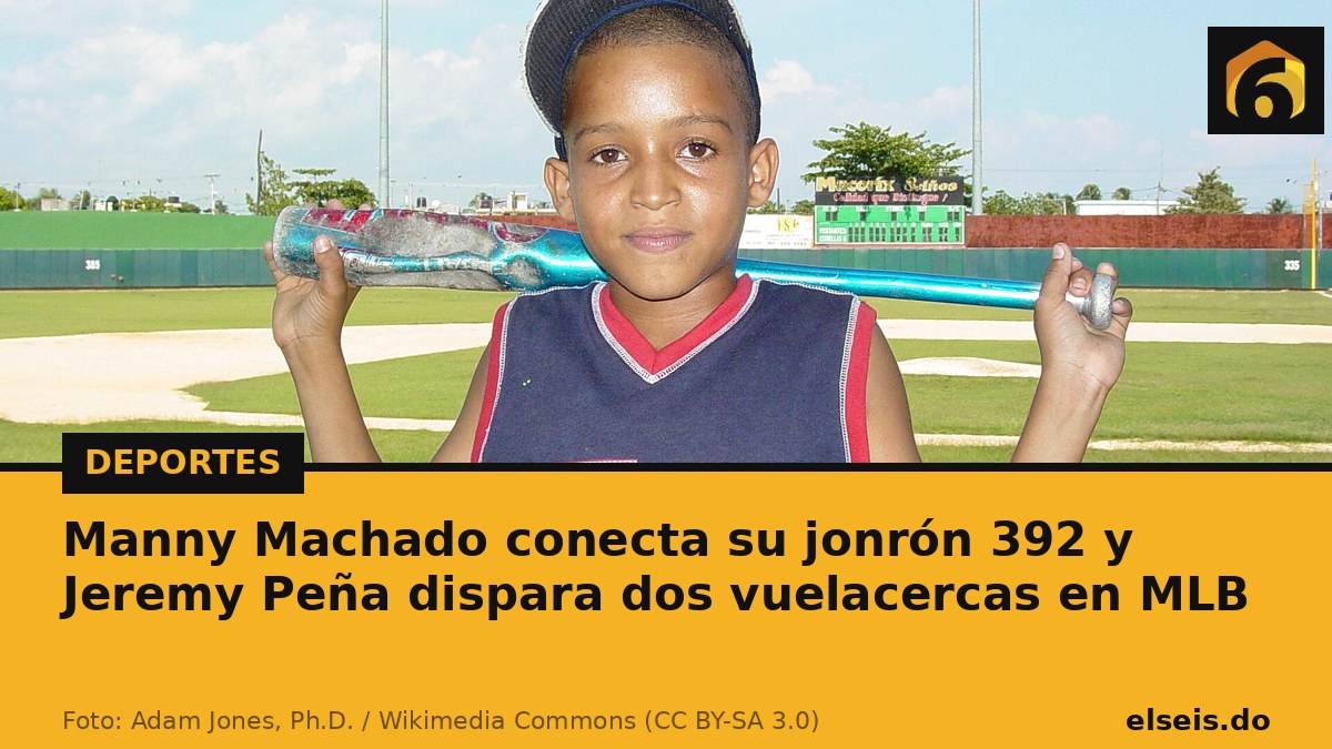 Manny Machado conecta su jonrón 392 y Jeremy Peña dispara dos vuelacercas en MLB