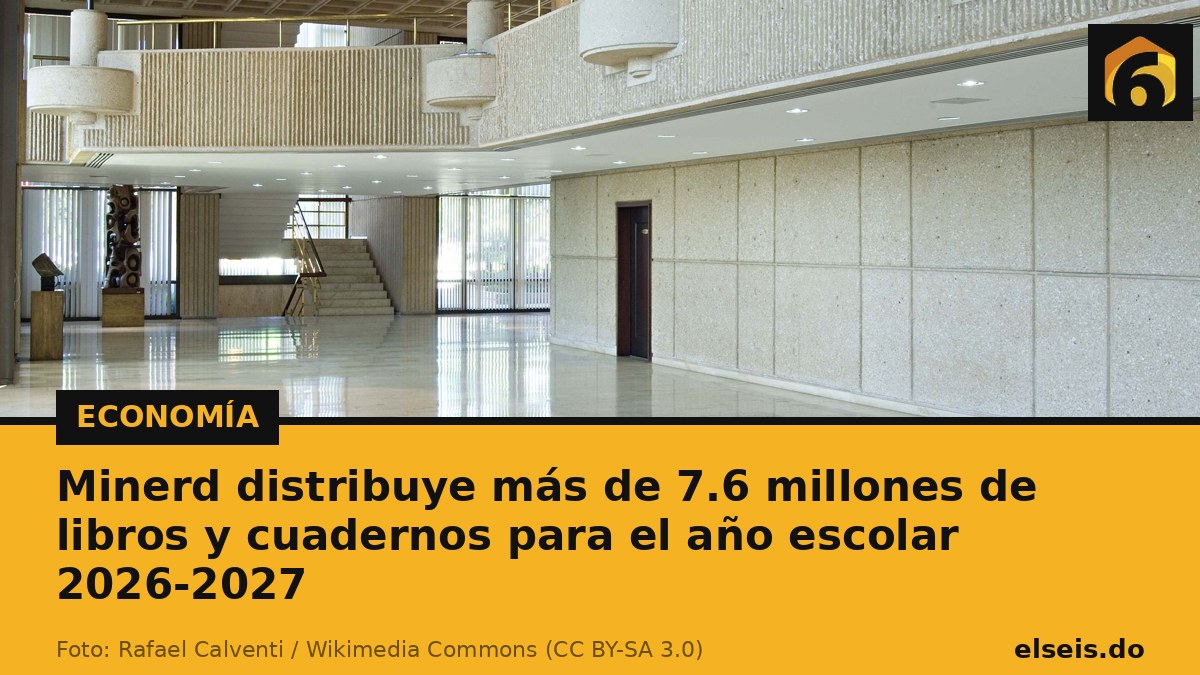 Minerd distribuye más de 7.6 millones de libros y cuadernos para el año escolar 2026-2027