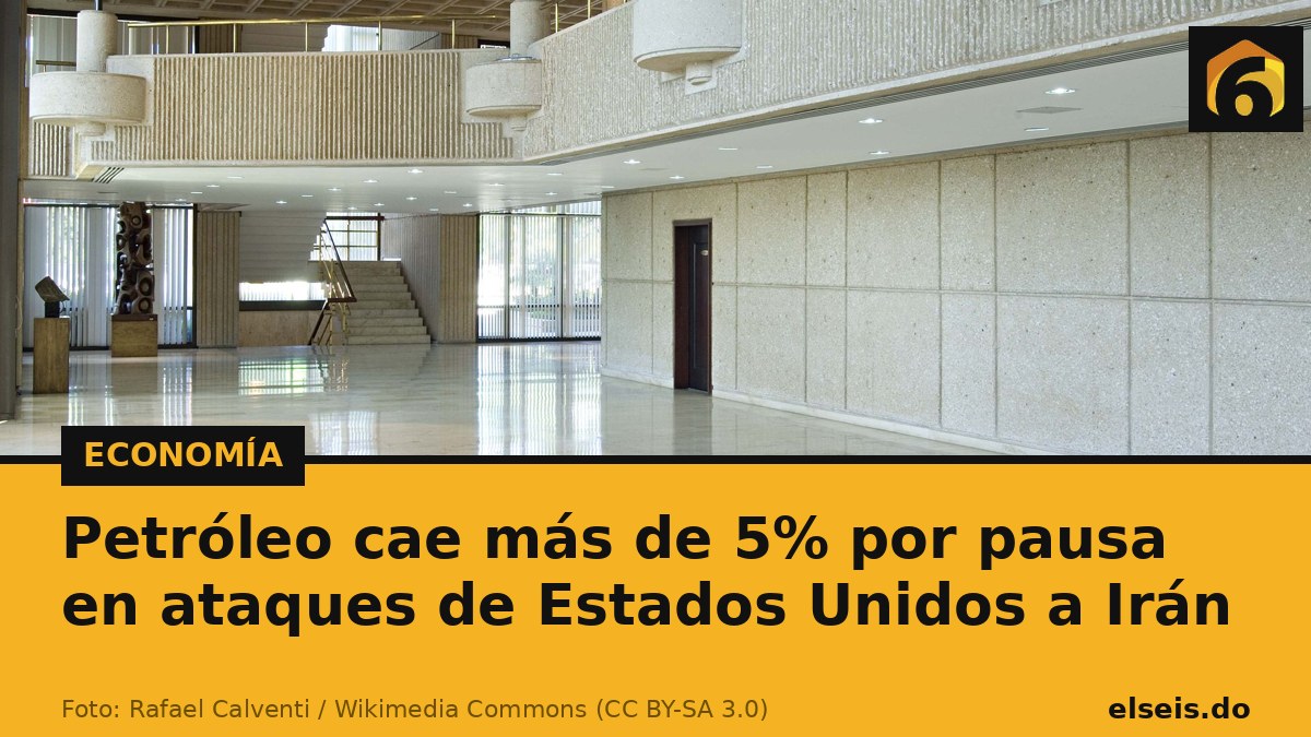 Petróleo cae más de 5% por pausa en ataques de Estados Unidos a Irán