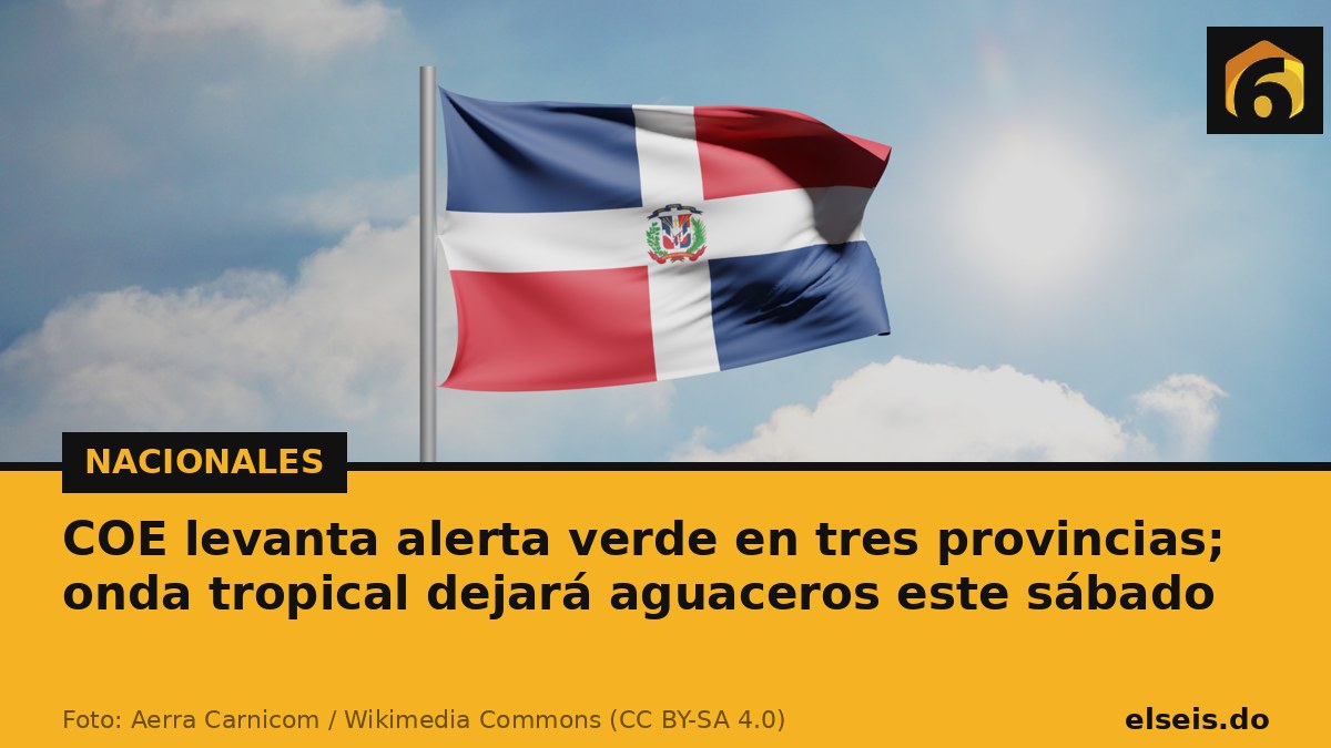 COE levanta alerta verde en tres provincias; onda tropical dejará aguaceros este sábado