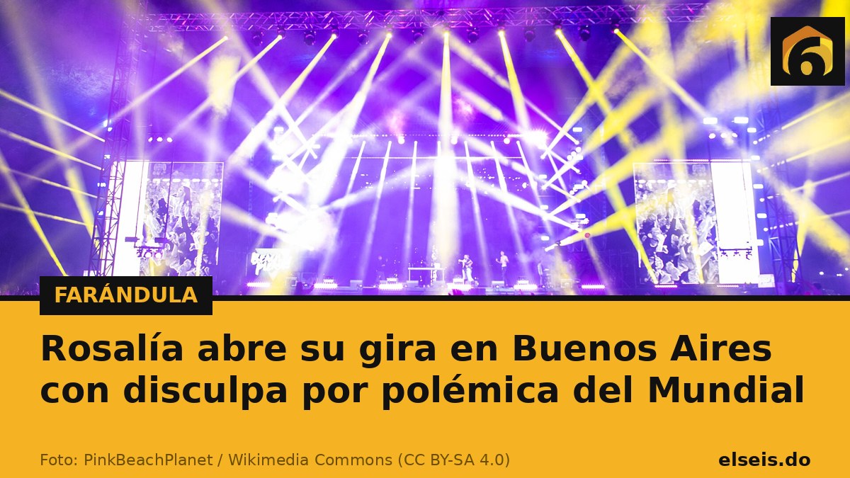 Rosalía abre su gira en Buenos Aires con disculpa por polémica del Mundial