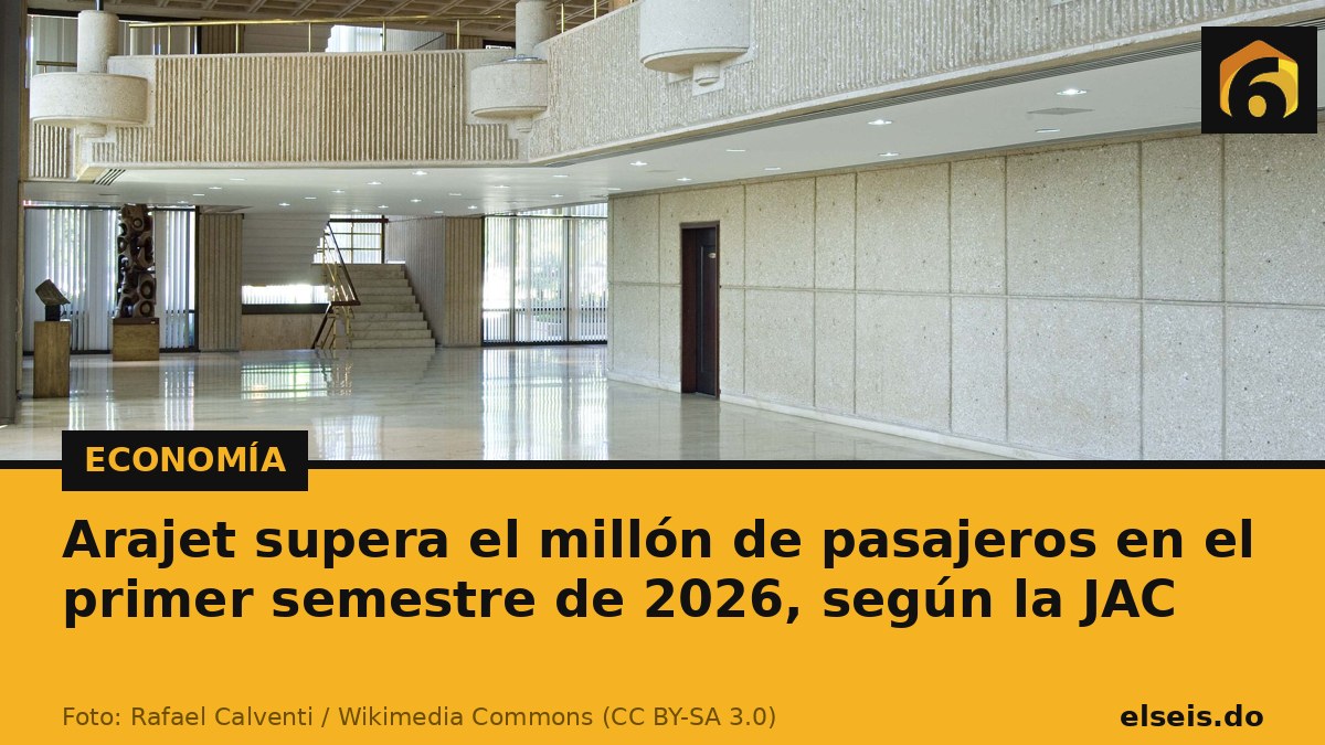 Arajet supera el millón de pasajeros en el primer semestre de 2026, según la JAC