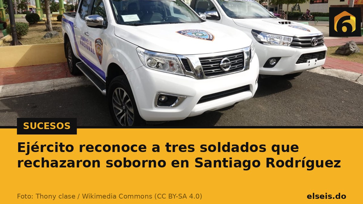 Ejército reconoce a tres soldados que rechazaron soborno en Santiago Rodríguez
