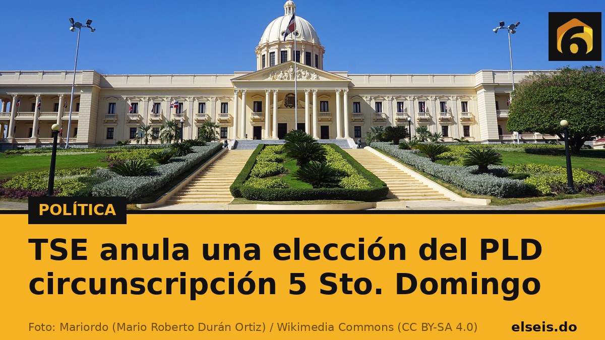 TSE anula una elección del PLD circunscripción 5 Sto. Domingo