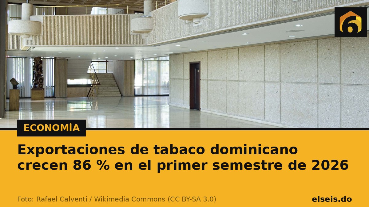 Exportaciones de tabaco dominicano crecen 86 % en el primer semestre de 2026