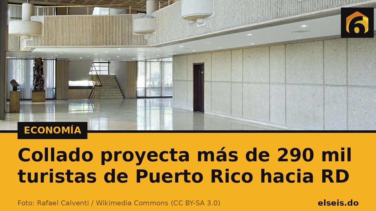Collado proyecta más de 290 mil turistas de Puerto Rico hacia RD