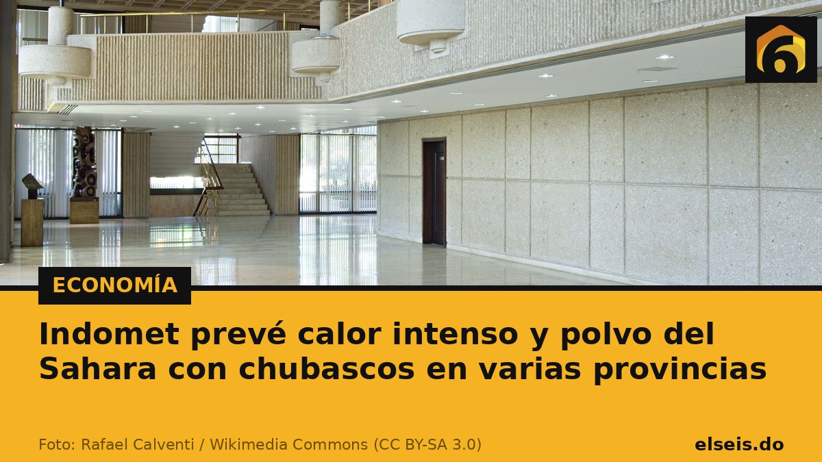 Indomet prevé calor intenso y polvo del Sahara con chubascos en varias provincias