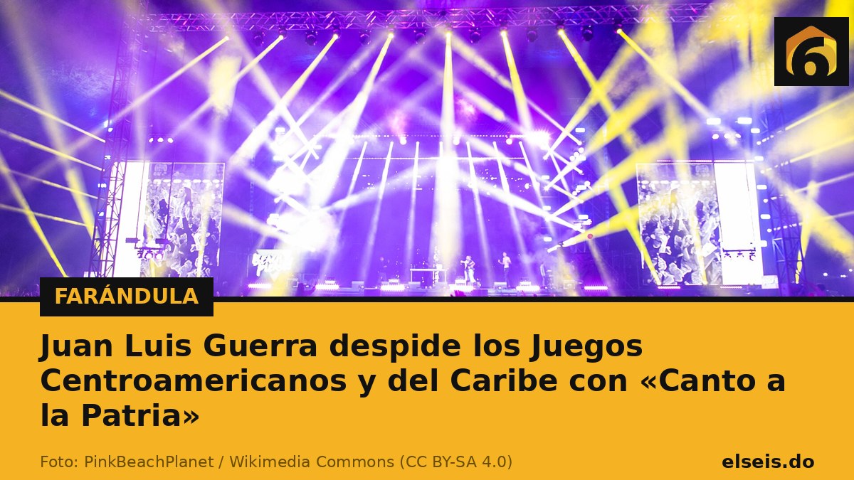 Juan Luis Guerra despide los Juegos Centroamericanos y del Caribe con «Canto a la Patria»