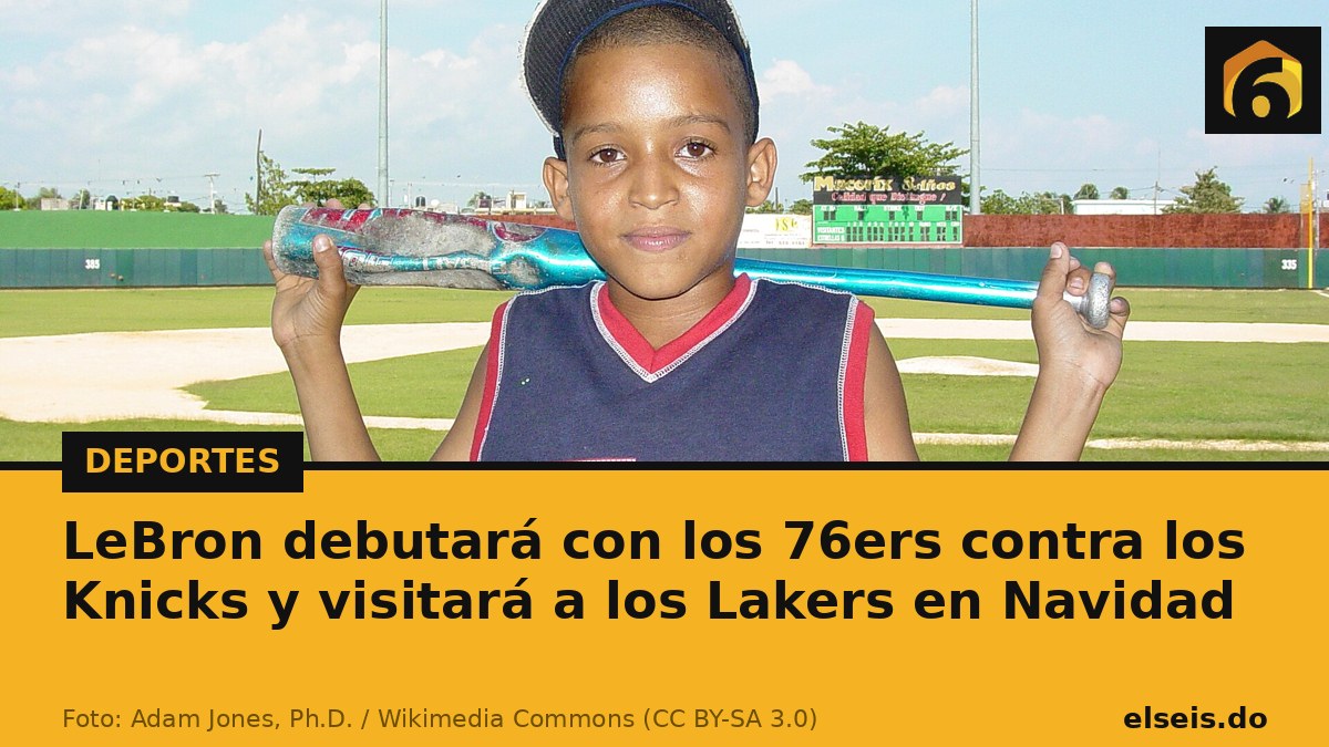 LeBron debutará con los 76ers contra los Knicks y visitará a los Lakers en Navidad