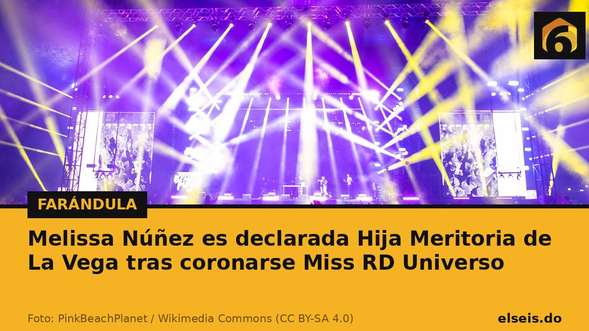 Melissa Núñez es declarada Hija Meritoria de La Vega tras coronarse Miss RD Universo