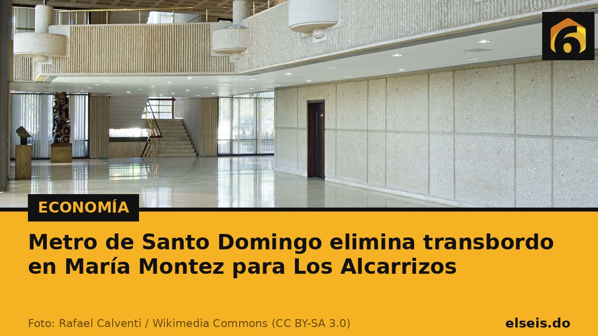 Metro de Santo Domingo elimina transbordo en María Montez para Los Alcarrizos