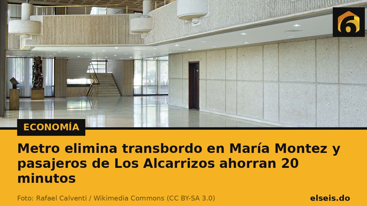 Metro elimina transbordo en María Montez y pasajeros de Los Alcarrizos ahorran 20 minutos