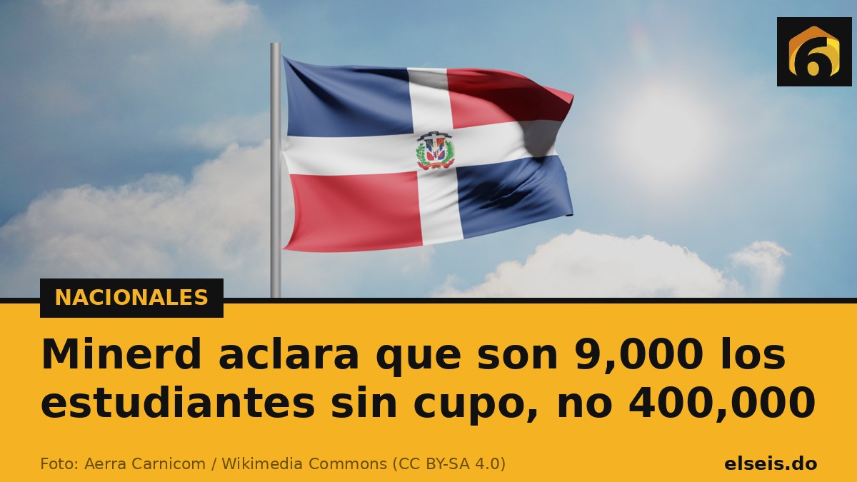 Minerd aclara que son 9,000 los estudiantes sin cupo, no 400,000