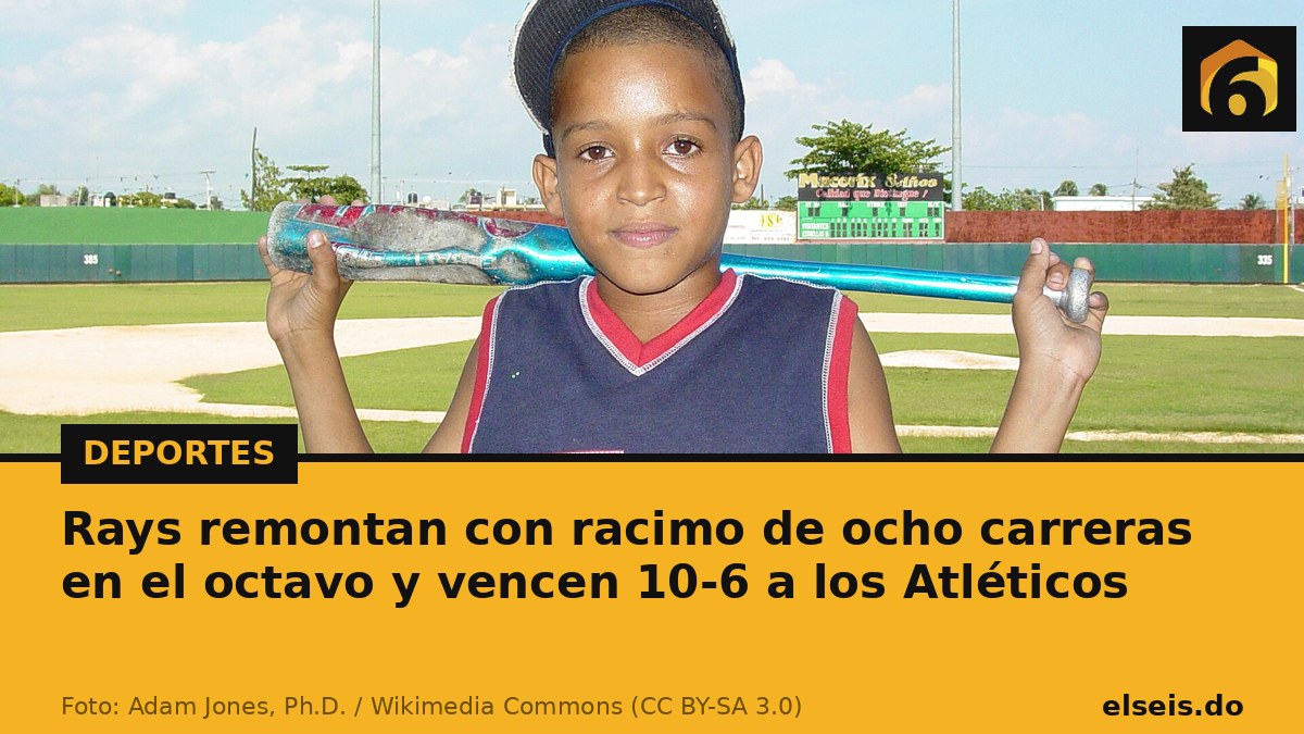 Rays remontan con racimo de ocho carreras en el octavo y vencen 10-6 a los Atléticos