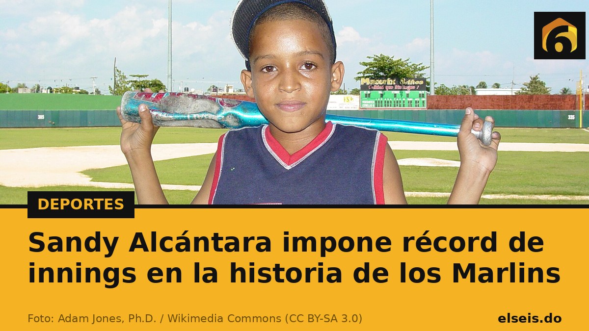 Sandy Alcántara impone récord de innings en la historia de los Marlins