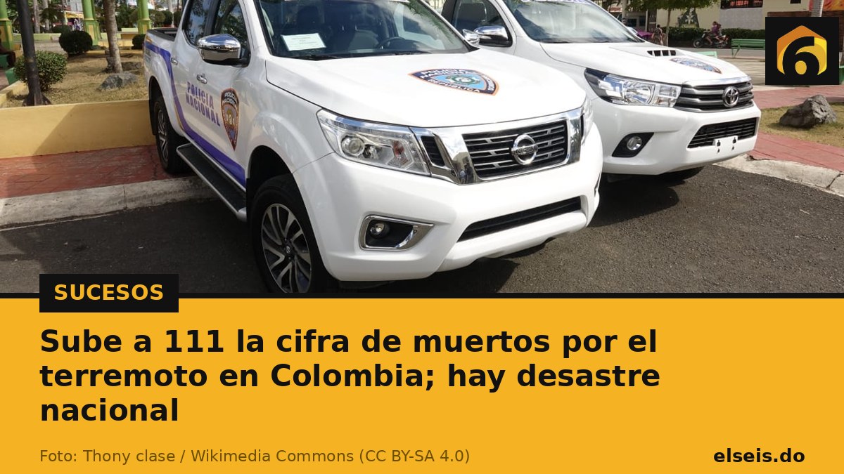 Sube a 111 la cifra de muertos por el terremoto en Colombia; hay desastre nacional