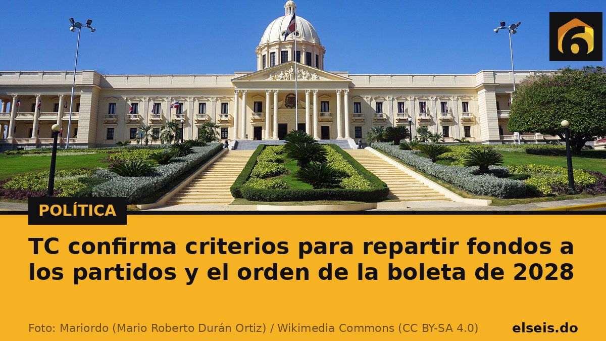 TC confirma criterios para repartir fondos a los partidos y el orden de la boleta de 2028