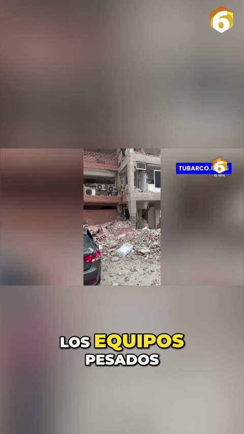 Continúan las labores de rescate en edificios colapsados