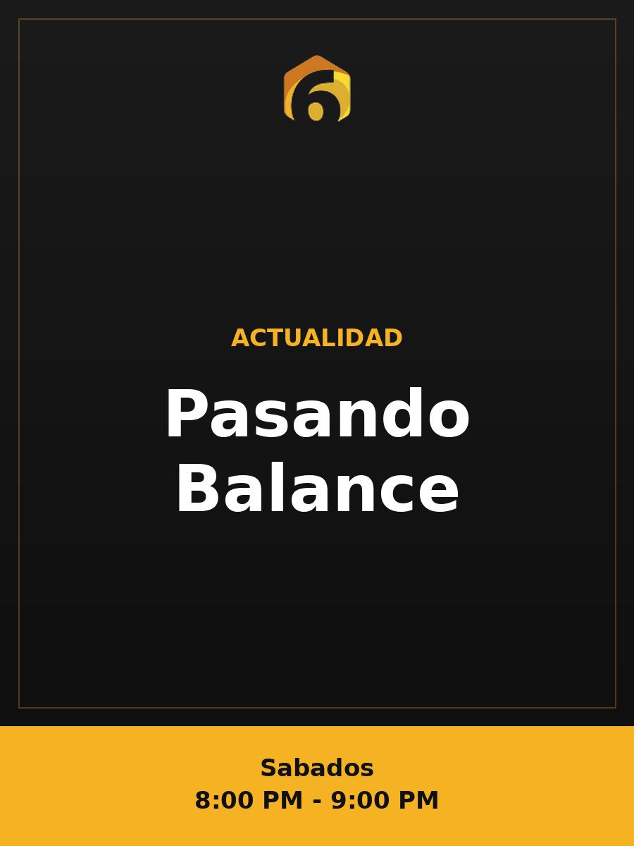 Pasando Balance